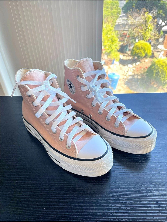 Converse Shoes - Converse Platform High Top Pink Clay M4 / W6 572721F